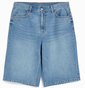 Pantalones Cortos de Mezclilla para Hombre, de Cintura Media, Corte Recto, Lavado Claro, Casuales de Verano, Tejido de Algodón, Venta al Por Mayor, Mejor Calidad - Product Image 5