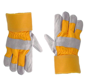 Industrial Construction Rigger Men Safety Work Protection Mechanic Leather Hand <b>Gloves</b> - Product Image 3