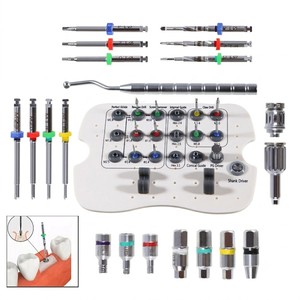 Kit de retrait d'implants dentaires et de vis cassées en acier inoxydable, outil chirurgical certifié CE réutilisable - Product Image 5