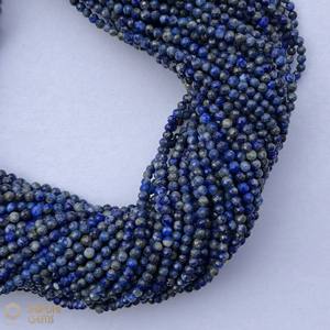 Perles de Lapis Lazuli Bleu Naturel de Jaipur, Micro-Perles de 2mm et 3mm, Pierres Précieuses en Vrac pour la Fabrication de Bijoux Délicats - Product Image 5