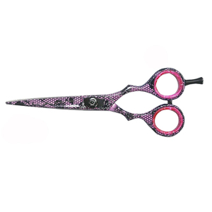 Ciseaux de barbier professionnels multicolores en acier inoxydable avec revêtement plasma pour droitiers - Outils de coiffure tendance - Product Image 2