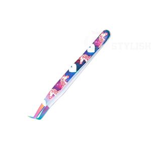 Vente en gros de pince à cils en acier inoxydable de la meilleure qualité pince à épiler d'extension de cils enduits de papier beauté pointue en vrac faux cils - Product Image 1