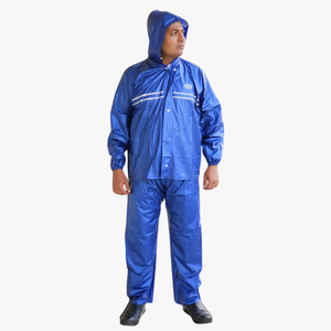 Combinaison de pluie imperméable intégrale avec capuche, légère et durable en PVC, pour le vélo, les voyages et les activités de plein air, unisexe - Product Image 6