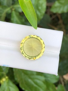 Piedra Preciosa de Cuarzo Limón Natural, Cristal Amarillo Brillante, Piedra Suelta para Joyería y Colección - Product Image 4