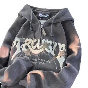 Sudadera con Capucha GAFEN GUNGEAR con Estampado de Flores, Unisex, Talla Grande, Informal, de Punto, de Algodón, Estilo Otoñal - Product Image 5