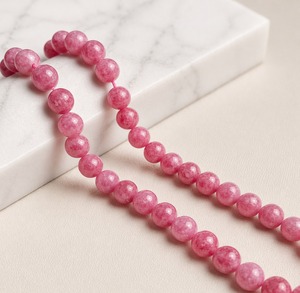 Hot Selling High Quality Handmade Natural AAA Grade Pink Tourmaline <b>Stone</b> <b>Beads</b> Loose Oval Strands Jewelry Gift - Product Image 4