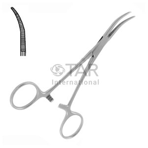 คีมหนีบหลอดเลือดแบบโค้ง พรีเมียม CRILE ขนาด 14.0 ซม. สำหรับผ่าตัด ทำจากสแตนเลส ใช้หนีบหลอดเลือด เครื่องมือแพทย์ - Product Image 1