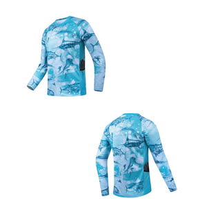 Camisa de Pesca Ligera de 150 GSM, Tejida, con Botones, Resistente al Agua, Costuras Planas sin Desgarros, Ropa Casual para Pesca al Aire Libre - Product Image 1