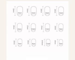 24 Uñas Acrílicas de Estilo Francés con Pegamento, Color Rosa <span class=keywords><strong>Nude</strong></span>, Forma de Almendra, para las Puntas de los Dedos - Product Image 6
