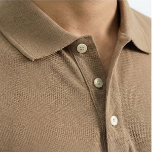 Camisetas Polo de Manga Corta para Hombre, de Algodón Piqué con Spandex, de Alta Calidad, Color Personalizado, Estilo Deportivo, Premium - Product Image 4