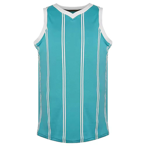Men's Sleeveless Basketball Jersey Shorts Set Plus Size Custom V Neck Design Printed Customizable Front <b>Back</b> Logo 100% - Product Image 2