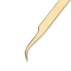Pinzas Profesionales de Acero Inoxidable para Extensión de Pestañas, Herramienta de Aplicación de Precisión para Salón de Belleza y Uso Personal - Product Image 4