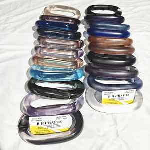 Chaîne décorative en résine acrylique écologique de qualité supérieure, personnalisée, élégante, faite à la main, décoration murale moderne pour la maison - Product Image 1