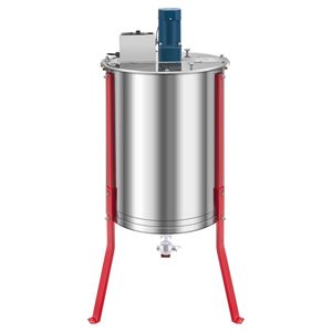 Smielatore Elettrico in Acciaio Inossidabile da 140W con Tamburo a 6 Telaini, Coperchio Trasparente e Macchine per la Lavorazione del Miele - Product Image 1