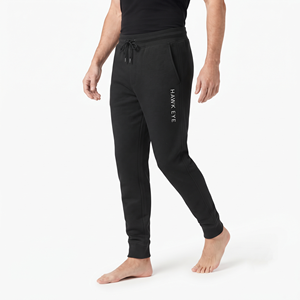 Men's Black Sweatpants Elastic Waist Drawstring Casual <b>Joggers</b> Side Pockets Autumn Wear Daily Wear <b>Joggers</b> - Product Image 5