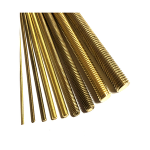 High Quality Brass Full Thread Stud Durable Threaded <b>Fastener</b> Rod for Automotive Electrical and Machinery Applications - Product Image 6