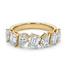 Top Selling Moissanite Diamond <b>Ring</b> for <b>Men</b> and Women with Brilliant VVS Clarity Round Cut Stone Elegant Sterling <b>Silver</b> - Product Image 5