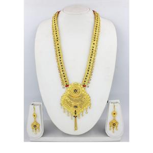 Fournitures de bijouterie Bijoux indiens pour femmes Parure de bijouterie de mariage Dubai plaqué rhodium Vente en gros de boucles d'oreilles dubai en cuivre - Product Image 1