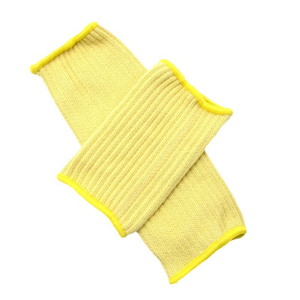 Manchons de protection en aramide jaune de haute qualité, ignifuges, résistants à la chaleur et aux coupures, personnalisables, avec poignets tricotés - Product Image 3