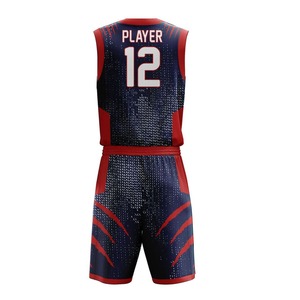 Maillot de basketball unisexe grande taille en gros, t-shirt à manches courtes en maille à séchage rapide avec design américain brodé pour la sublimation - Product Image 2