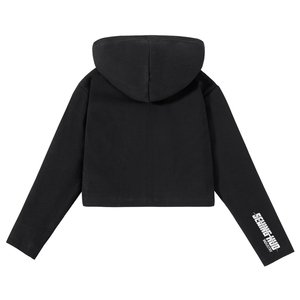 Nouvel Arrivage 2026 – Sweat à Capuche Court Femme Décontracté Streetwear Épaules Tombantes Respirant Écologique Tricoté Pas Cher - Product Image 2