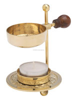 Ensemble brûleur d'encens et diffuseur d'huiles essentielles en fer, chauffe-cire parfumée, écologique, 100% naturel, haute qualité, design moderne