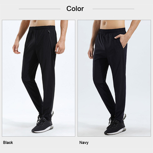 Pantalon de golf pour homme, blanc uni, tricoté, respirant, extensible dans quatre directions, séchage rapide, taille élastique, coupe décontractée, tissu Spandex/Nylon 280 g/m² - Product Image 3