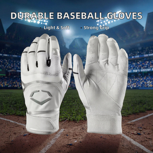 Gants de frappe de baseball/softball de luxe en cuir de haute qualité, longueur poignet, écologiques, séchage rapide, design compatible écran tactile pour hommes - Product Image 5