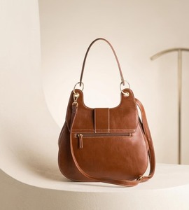 Bolso de Hombro de Cuero Hecho a Mano, Bolso Bandolera de Cuero de Grano Completo con Hebilla, Bolso de Uso Diario, Regalo para Ella - Product Image 6