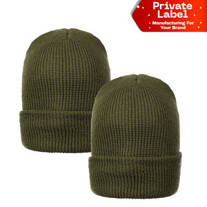 Custom Private Label Thermal Merino <b>Wool</b> Classic <b>Beanie</b> Winter Cap Bulk Hot Selling Luxury <b>Wool</b> Classic <b>Beanie</b> Custom Logo - Product Image 1