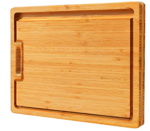 Planche à découper en bambou multifonctionnelle de haute qualité, durable, avec poignée creuse, nouveau design 2026 - Product Image 1