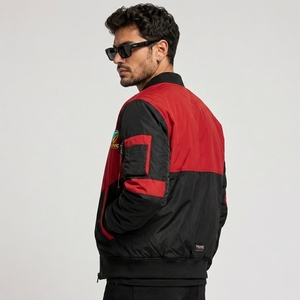 OEM Service New Arrival High Street Bomber <b>Jacket</b> From Pakistan Top Quality Custom Logo Polyester Satin Winter Bomber <b>Jackets</b> - Product Image 3