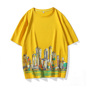 ANSZKTN Trend Summer New Men's Crew Neck Simple Loose Top Short Sleeve T-shirt - Product Image 4
