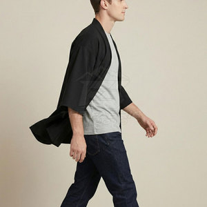 Chaqueta Kimono Japonesa Premium para Hombre, Invierno, Cuello Alto, Algodón Lavado, Tela Suave y Cómoda, Material Duradero, Ajuste Ajustable - Product Image 2