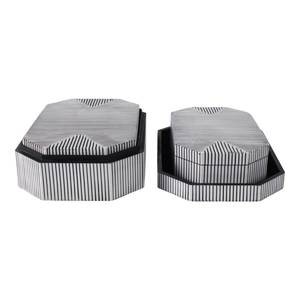 Decorative <b>Storage</b> Boxes Octagonal Jewelry Box Modern Home Organizer Keepsake Container Set Minimalist Bone Inlay Decorative Box - Product Image 6