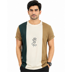 T-shirt en coton pour homme, décontracté, à manches courtes, col rond, impression personnalisée, OEM ODM, vente en gros - Product Image 1