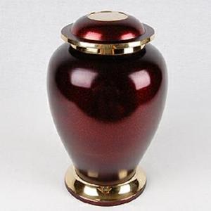Elegant White Butterfly Funeral Urn – Handcrafted Brass Cremation Urn for Adult Ashes – Pearl Finish <b>Memorial</b> Urn. - Product Image 3