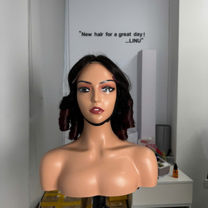 Bouncy Curly Hair <b>Wig</b> Vietnamese Human Hair Ombre <b>Brown</b> Color Hair For Women Wholesale Factory Price High Quality Luxury Hair - Product Image 5