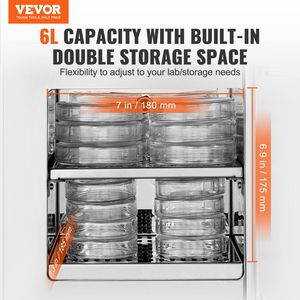 Incubatore da Laboratorio con Controllo della Temperatura PID 6L, Incubatore Digitale Scientifico a Temperatura Costante RT+5 65C per Laboratorio Microbiologico - Product Image 2