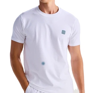 Meilleur prix, 100% coton, prix bas, impression personnalisée du logo, t-shirt uni pour homme, col rond, vente en gros - Product Image 1