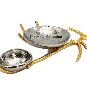 ชาม & ชามสลัดทำจากอะลูมิเนียมและทองเหลือง,ชุดเครื่องใช้บนโต๊ะอาหารชามผลไม้สำหรับตกแต่งภาชนะรับประทานอาหารดีไซน์ใหม่ - Product Image 1