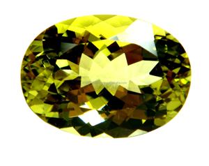 เลมอนควอทซ์6*4มม. เครื่องประดับเงินและทองทรงรีจากธรรมชาติทำอัญมณีหลวม - Product Image 2