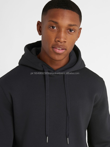 Best Quality 100% Cotton Streetwear Hoodie in <b>Black</b> Comfortable Fit with Stylish Hoodie Collar - Product Image 3