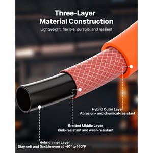 Tubo Pneumatico Ibrido 1/4'' x 250ft, Leggero e Resistente alle Piegature, per Parti Auto, Tubi Pneumatici a Tre Strati in Materiale Ibrido - Product Image 4