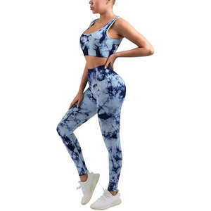 Professional Women Fitness Yoga Set Custom Logo Sports <b>Bra</b> Seamless Leggings Gym Workout Activewear Collection - Product Image 3