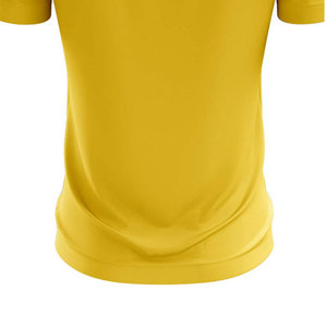 Sports <b>Polo</b> T Shirt 100% Polyester Breathable Moisture Wicking Short Sleeve Slim Fit <b>White</b> Yellow Athletic Team Sport <b>Polo</b> Shirt - Product Image 5