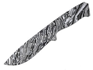 Lames de couteaux de chef vierges pour usage professionnel en cuisine, finition brute - Product Image 4