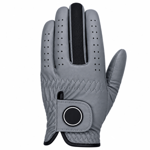 Guante de Golf Rasheed Network para Mano Izquierda, Cuero Genuino, Transpirable, Antideslizante, Correa de Muñeca Ajustable, Cierre de Gancho y Bucle para Dedos Completos - Product Image 1