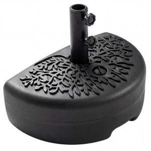 Base per Ombrellone da Giardino in Acciaio Inox, Capacità 55 LBS per Stabilità Sicura, Ideale per Hotel - Product Image 1