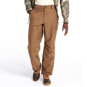 Pantalones de Pesca con Forro Polar Térmico, Color Marrón, Resistentes al Viento, Aislantes, Cálidos, para Invierno, para Actividades al Aire Libre, Pantalones de Trabajo Resistentes - Product Image 1